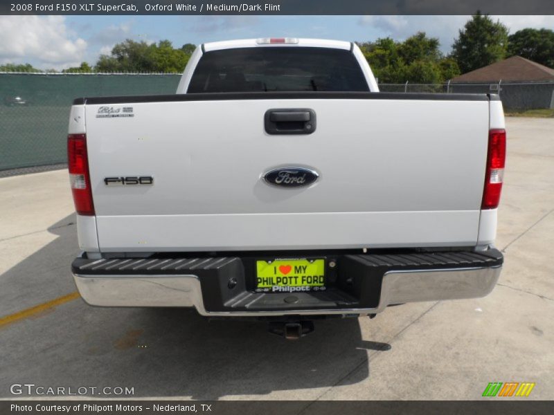 Oxford White / Medium/Dark Flint 2008 Ford F150 XLT SuperCab