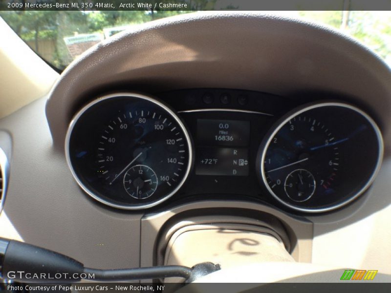 Arctic White / Cashmere 2009 Mercedes-Benz ML 350 4Matic