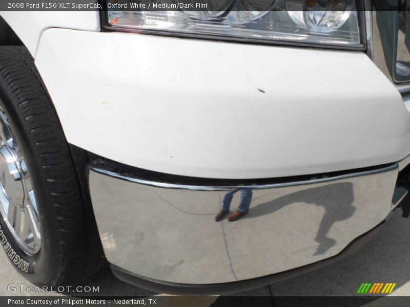Oxford White / Medium/Dark Flint 2008 Ford F150 XLT SuperCab