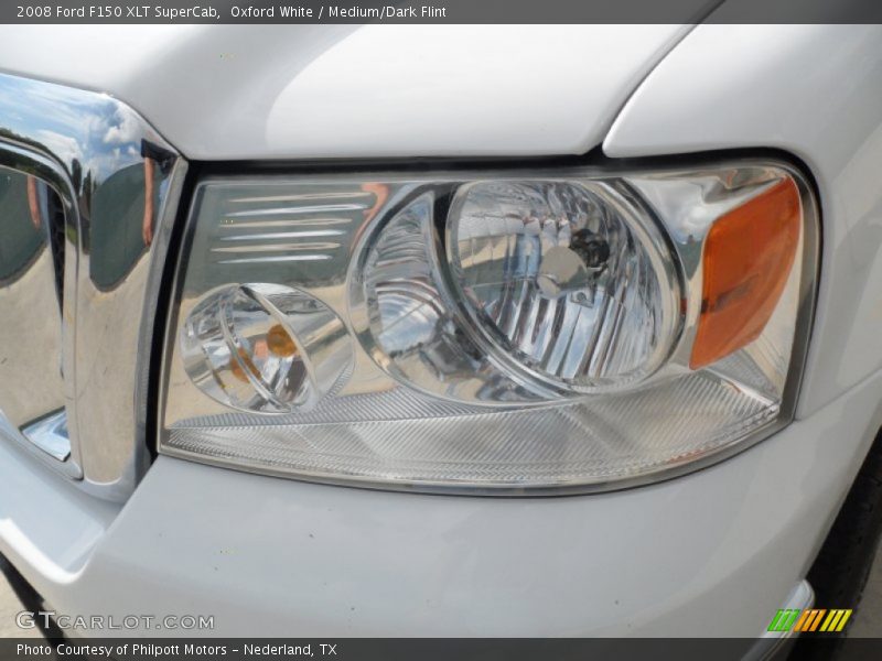 Oxford White / Medium/Dark Flint 2008 Ford F150 XLT SuperCab