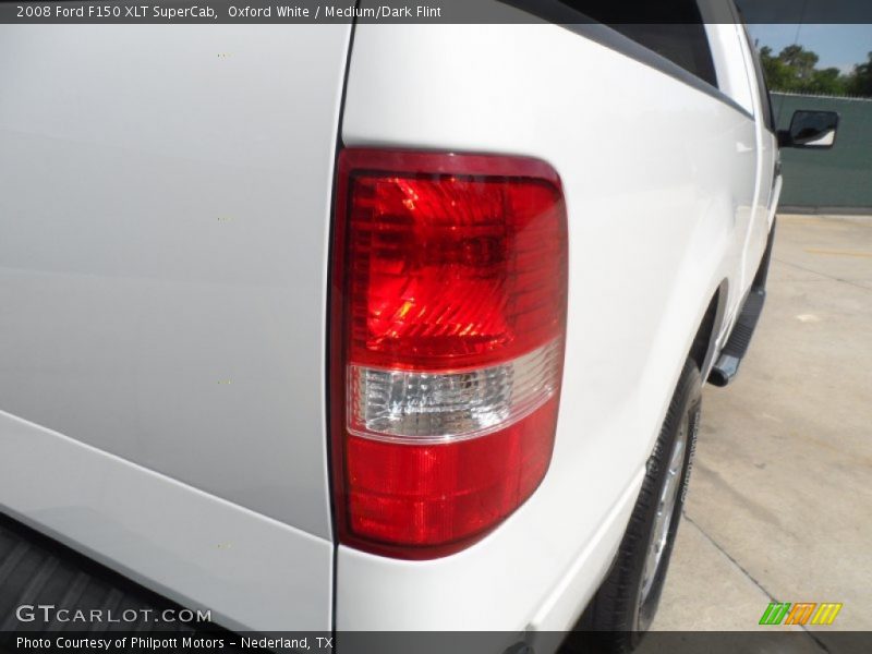 Oxford White / Medium/Dark Flint 2008 Ford F150 XLT SuperCab