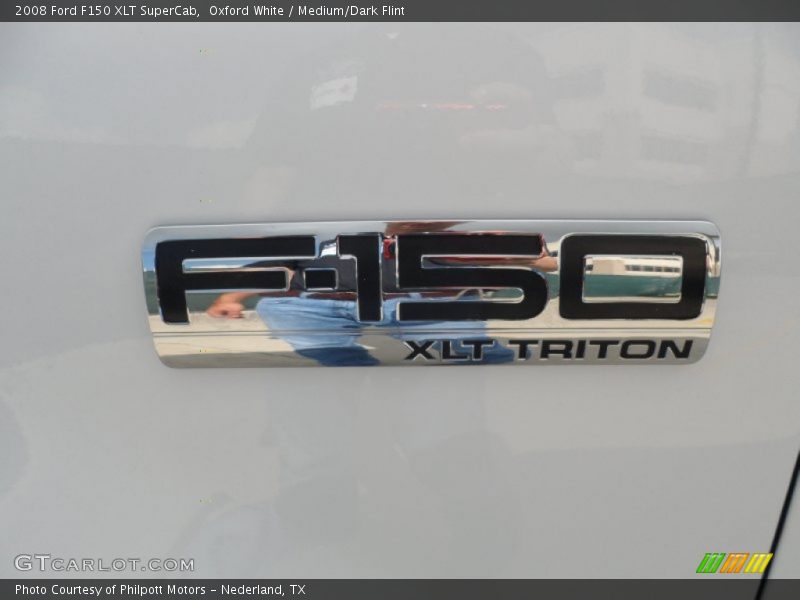 Oxford White / Medium/Dark Flint 2008 Ford F150 XLT SuperCab