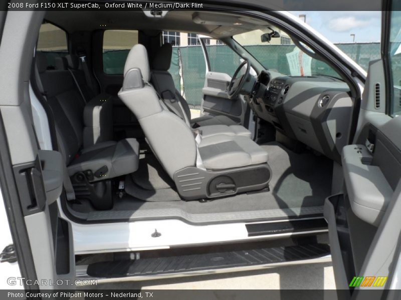 Oxford White / Medium/Dark Flint 2008 Ford F150 XLT SuperCab