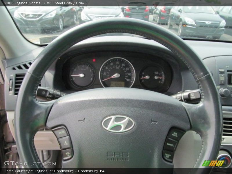 Steel Gray / Gray 2006 Hyundai Sonata LX V6