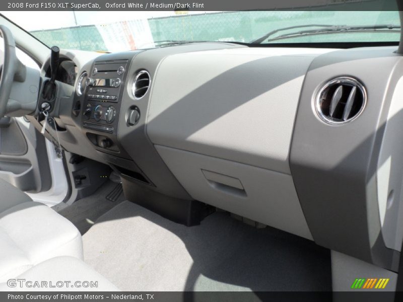 Oxford White / Medium/Dark Flint 2008 Ford F150 XLT SuperCab