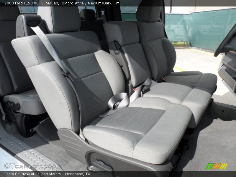 Oxford White / Medium/Dark Flint 2008 Ford F150 XLT SuperCab