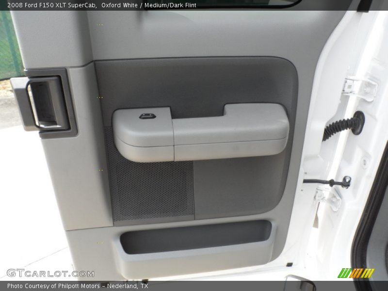 Oxford White / Medium/Dark Flint 2008 Ford F150 XLT SuperCab