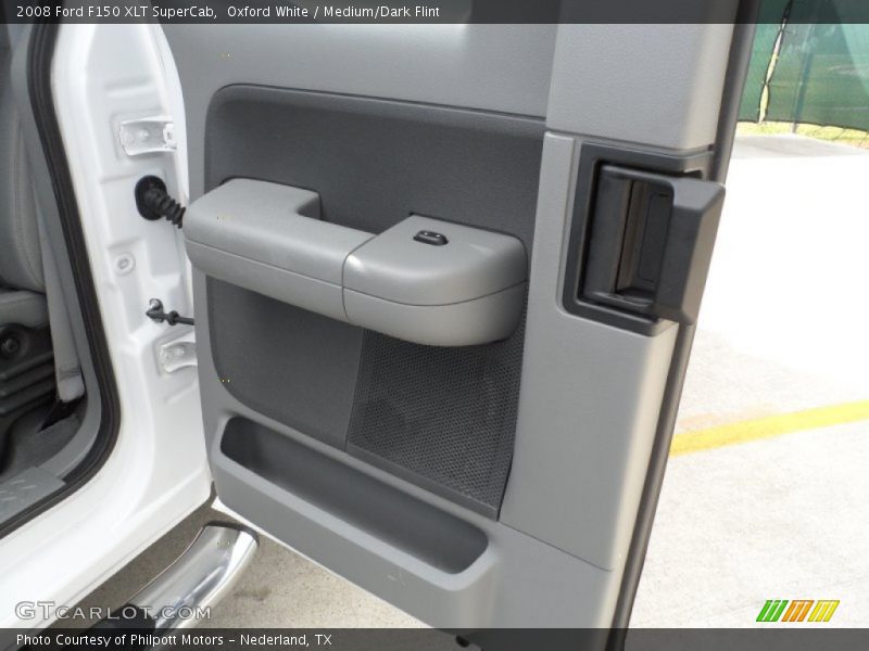 Oxford White / Medium/Dark Flint 2008 Ford F150 XLT SuperCab