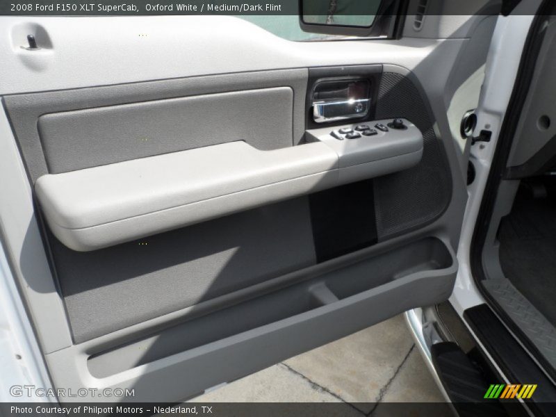 Oxford White / Medium/Dark Flint 2008 Ford F150 XLT SuperCab