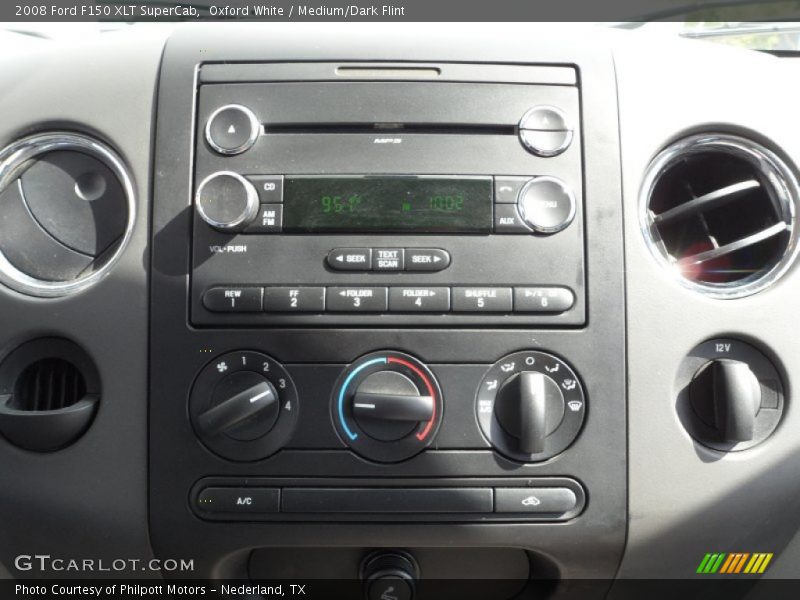 Oxford White / Medium/Dark Flint 2008 Ford F150 XLT SuperCab