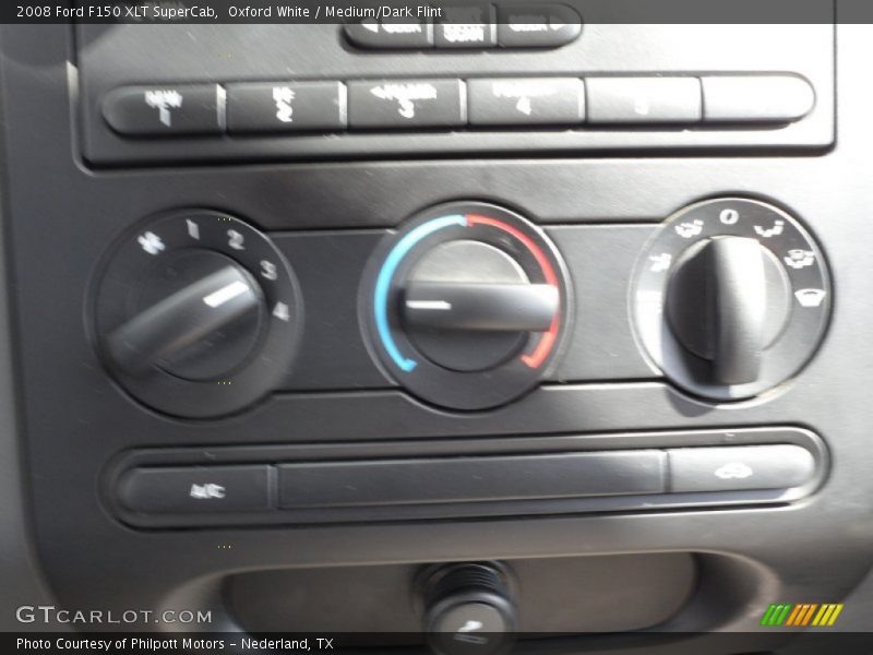 Oxford White / Medium/Dark Flint 2008 Ford F150 XLT SuperCab