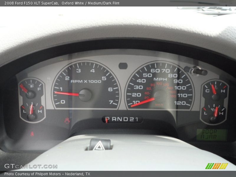 Oxford White / Medium/Dark Flint 2008 Ford F150 XLT SuperCab