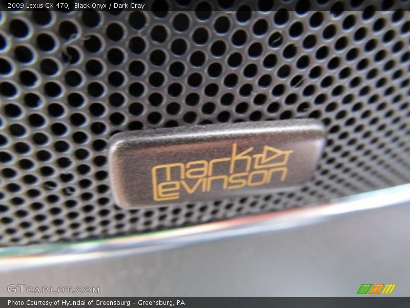 Black Onyx / Dark Gray 2009 Lexus GX 470