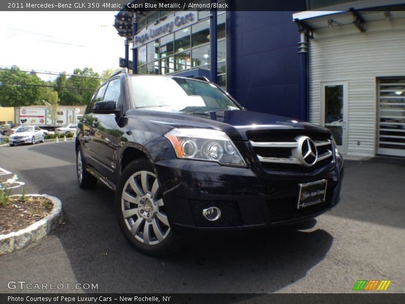 Capri Blue Metallic / Almond/Black 2011 Mercedes-Benz GLK 350 4Matic