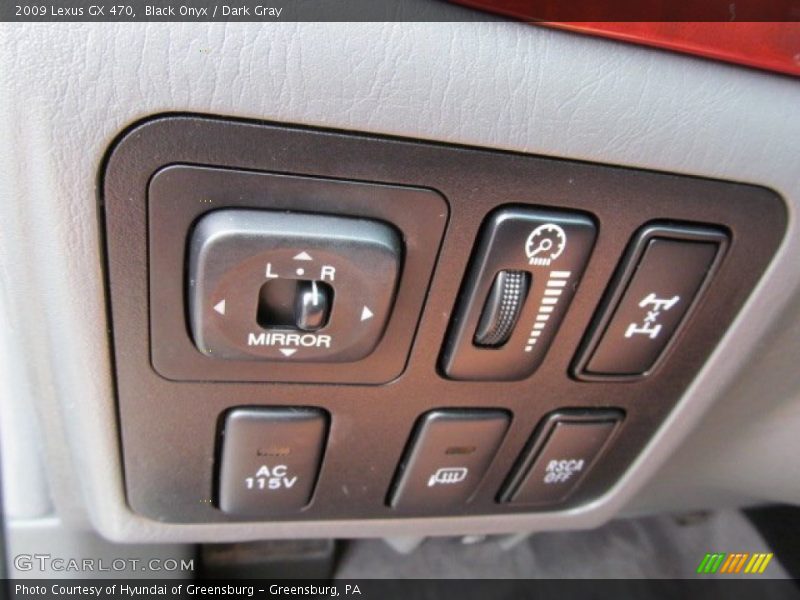 Black Onyx / Dark Gray 2009 Lexus GX 470
