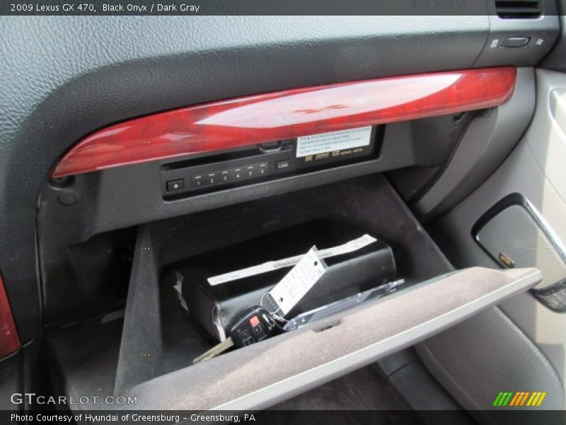 Black Onyx / Dark Gray 2009 Lexus GX 470