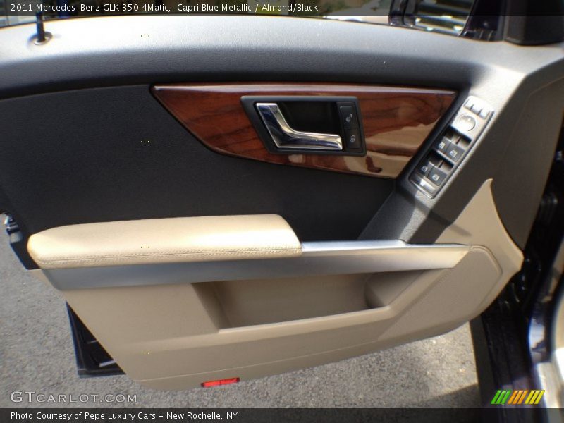 Capri Blue Metallic / Almond/Black 2011 Mercedes-Benz GLK 350 4Matic