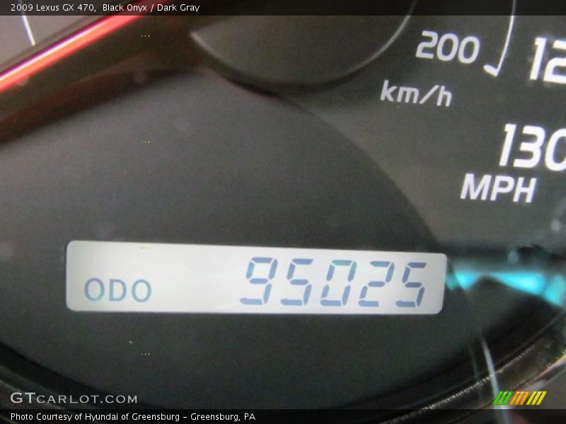 Black Onyx / Dark Gray 2009 Lexus GX 470