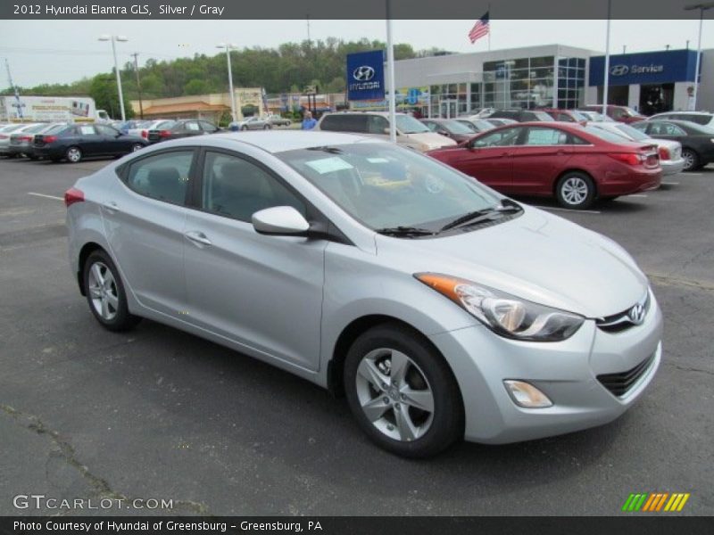 Silver / Gray 2012 Hyundai Elantra GLS