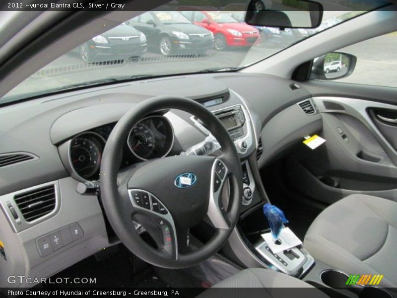 Silver / Gray 2012 Hyundai Elantra GLS