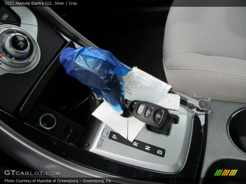 Silver / Gray 2012 Hyundai Elantra GLS