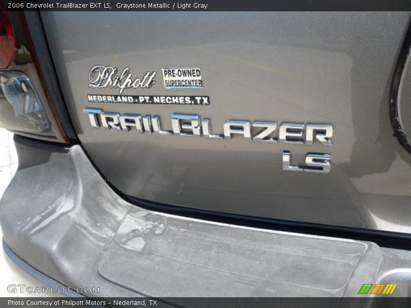 Graystone Metallic / Light Gray 2006 Chevrolet TrailBlazer EXT LS