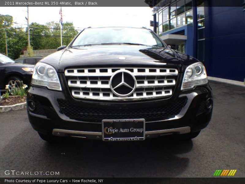 Black / Black 2011 Mercedes-Benz ML 350 4Matic