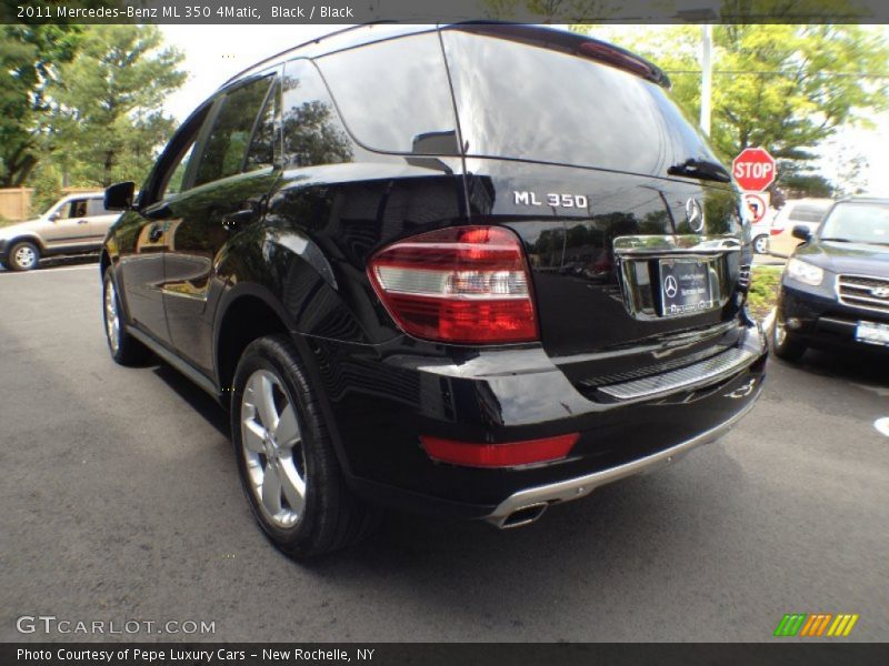 Black / Black 2011 Mercedes-Benz ML 350 4Matic