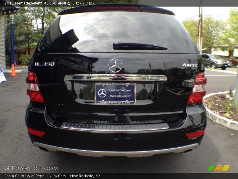 Black / Black 2011 Mercedes-Benz ML 350 4Matic