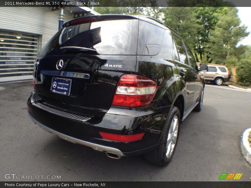 Black / Black 2011 Mercedes-Benz ML 350 4Matic