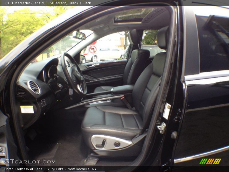 Black / Black 2011 Mercedes-Benz ML 350 4Matic