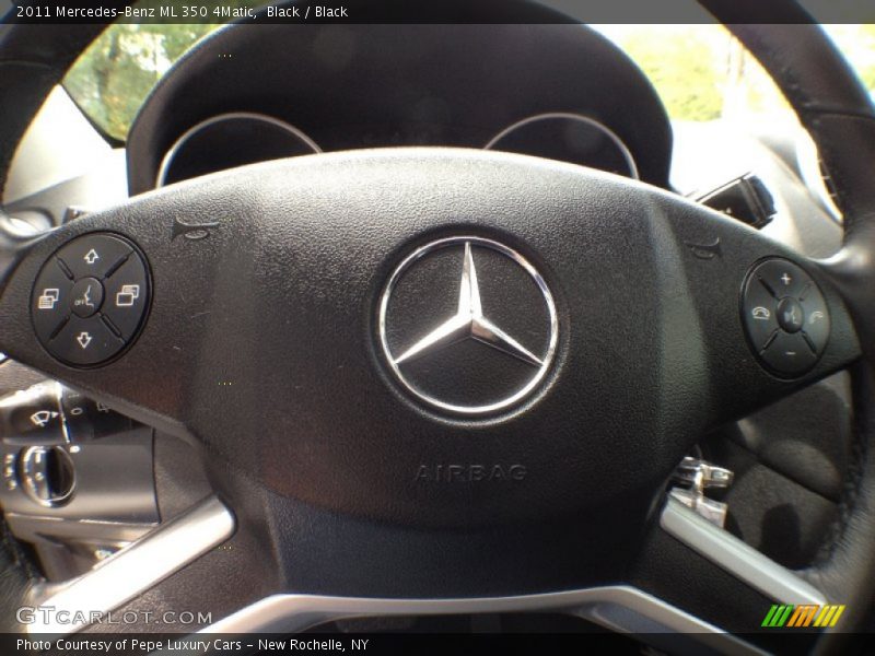 Black / Black 2011 Mercedes-Benz ML 350 4Matic