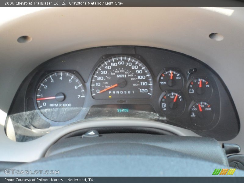 Graystone Metallic / Light Gray 2006 Chevrolet TrailBlazer EXT LS