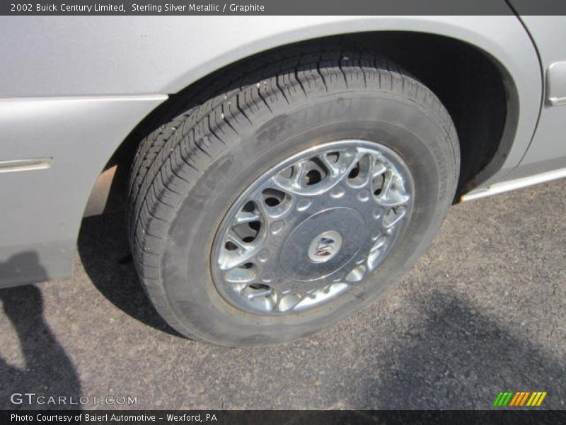 Sterling Silver Metallic / Graphite 2002 Buick Century Limited