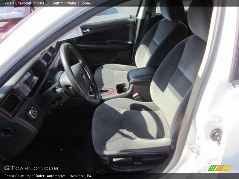 Summit White / Ebony 2010 Chevrolet Impala LT