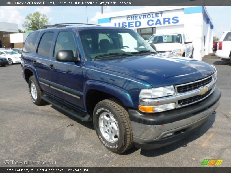 Bermuda Blue Metallic / Gray/Dark Charcoal 2005 Chevrolet Tahoe LS 4x4