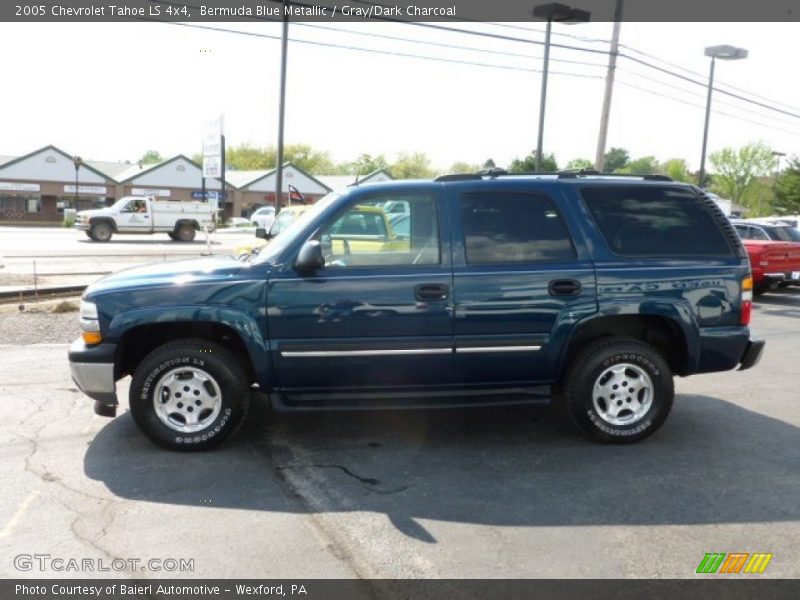 Bermuda Blue Metallic / Gray/Dark Charcoal 2005 Chevrolet Tahoe LS 4x4