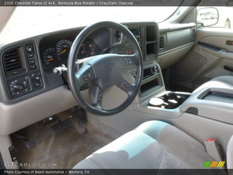 Bermuda Blue Metallic / Gray/Dark Charcoal 2005 Chevrolet Tahoe LS 4x4