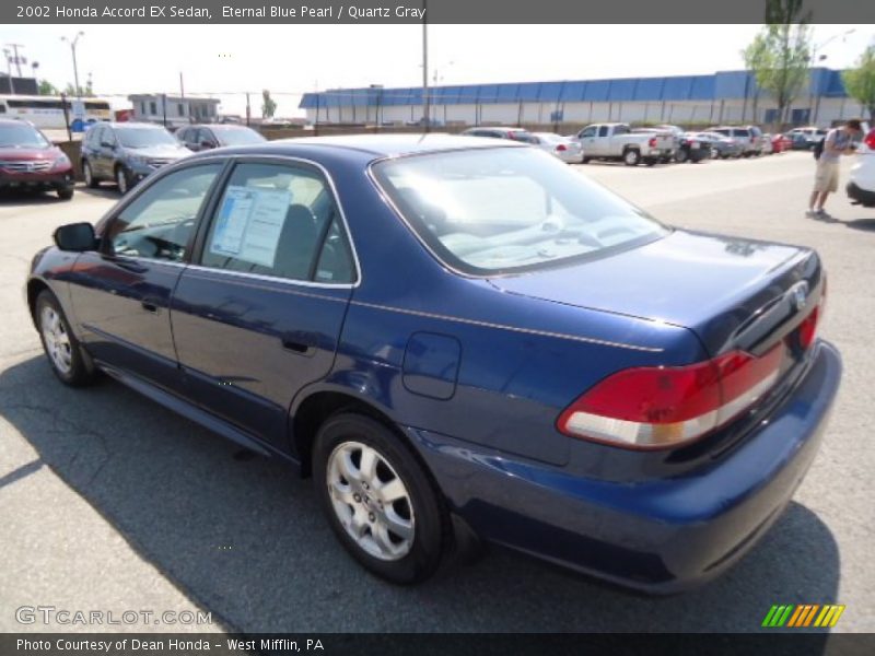 Eternal Blue Pearl / Quartz Gray 2002 Honda Accord EX Sedan