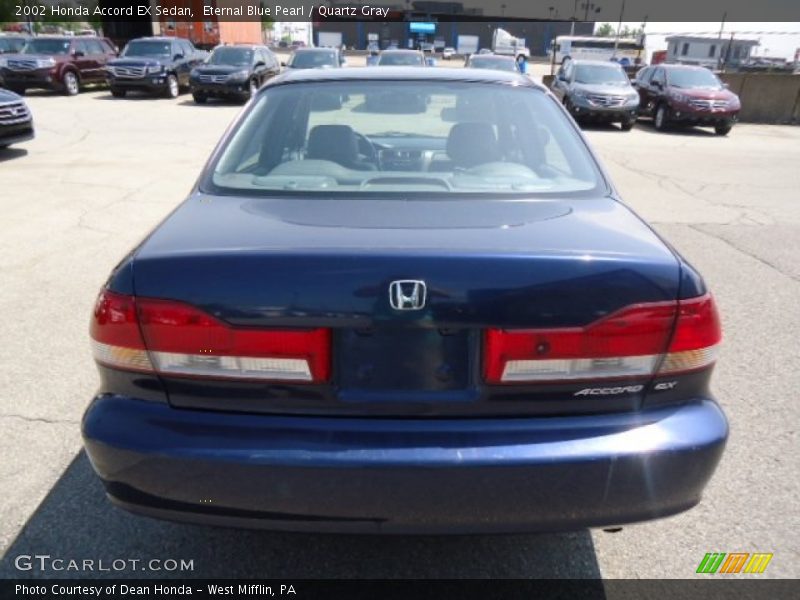 Eternal Blue Pearl / Quartz Gray 2002 Honda Accord EX Sedan