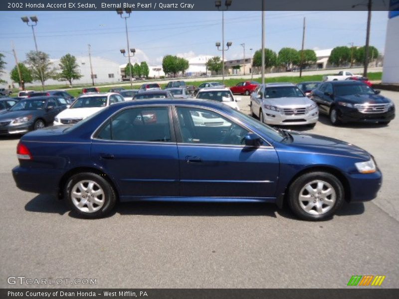 Eternal Blue Pearl / Quartz Gray 2002 Honda Accord EX Sedan