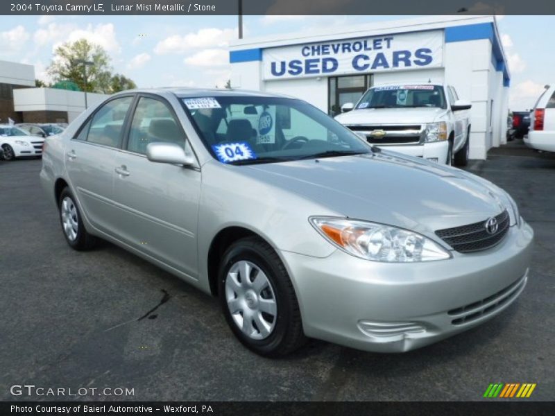 Lunar Mist Metallic / Stone 2004 Toyota Camry LE