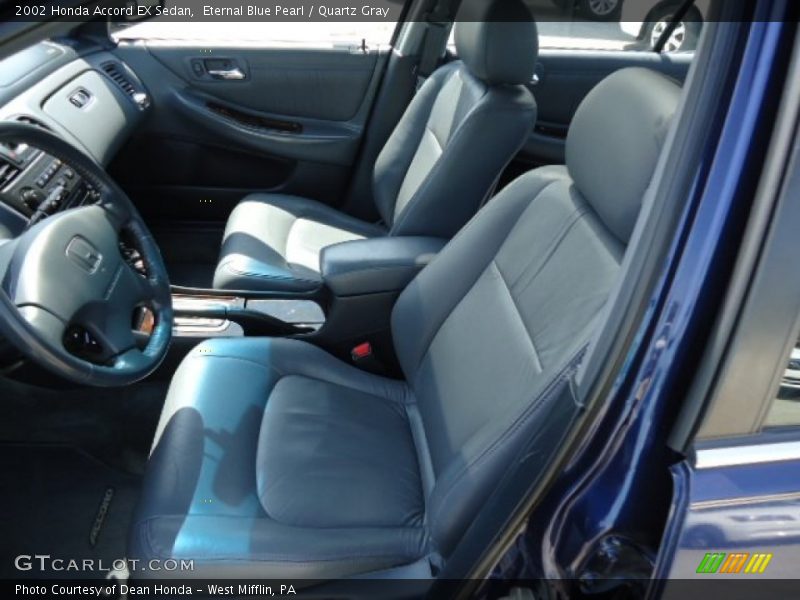 Eternal Blue Pearl / Quartz Gray 2002 Honda Accord EX Sedan