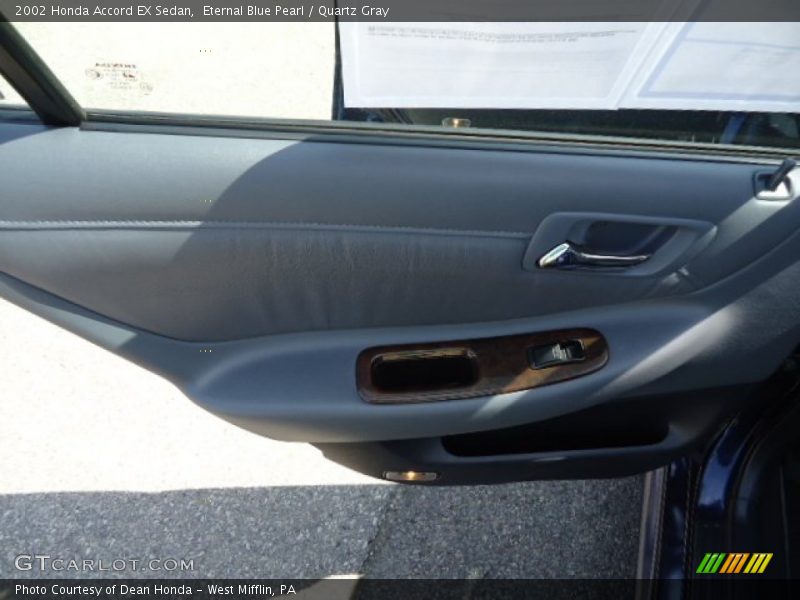 Eternal Blue Pearl / Quartz Gray 2002 Honda Accord EX Sedan