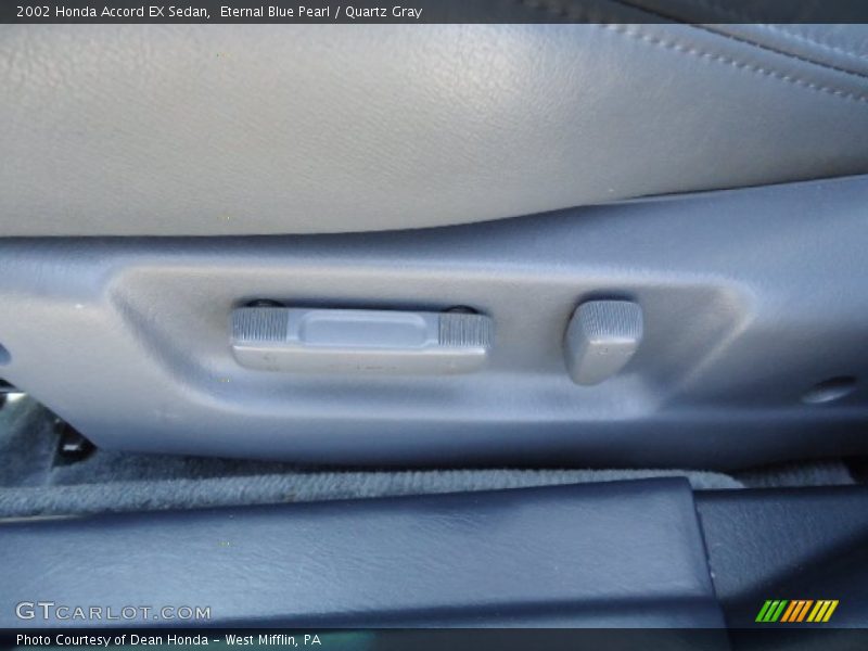 Eternal Blue Pearl / Quartz Gray 2002 Honda Accord EX Sedan