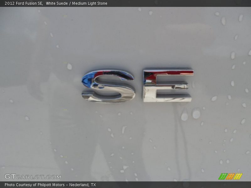 White Suede / Medium Light Stone 2012 Ford Fusion SE