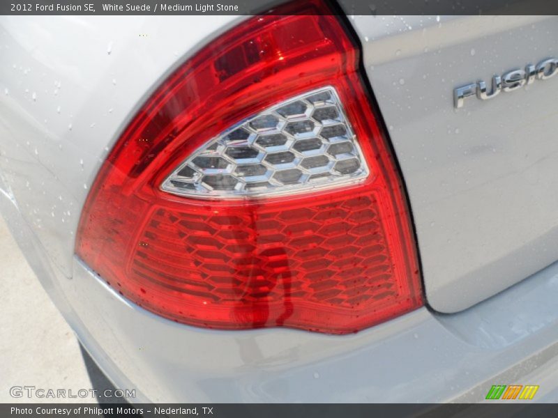 White Suede / Medium Light Stone 2012 Ford Fusion SE