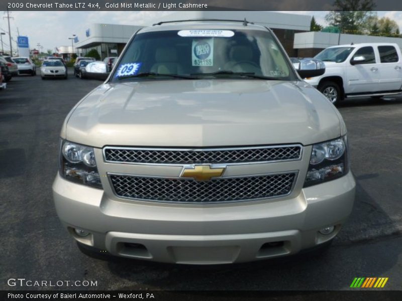 Gold Mist Metallic / Light Cashmere 2009 Chevrolet Tahoe LTZ 4x4