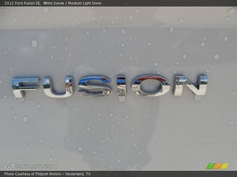 White Suede / Medium Light Stone 2012 Ford Fusion SE