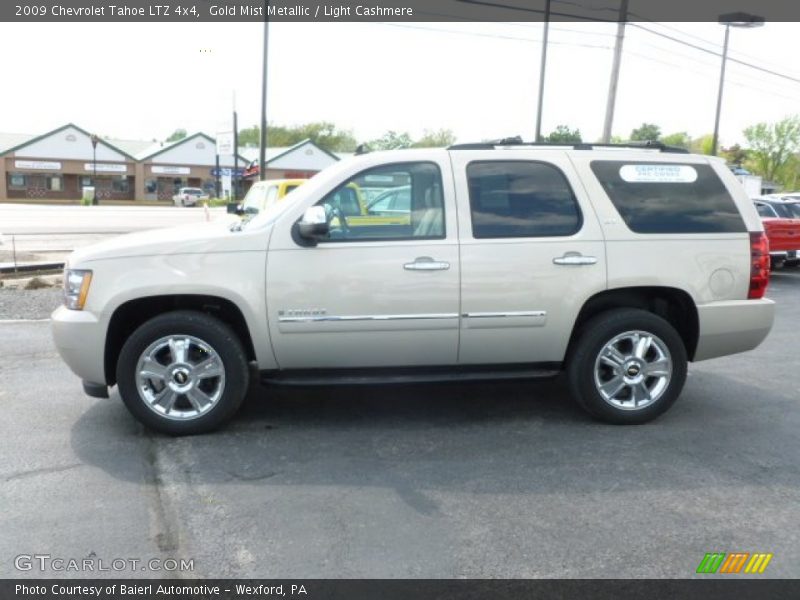 Gold Mist Metallic / Light Cashmere 2009 Chevrolet Tahoe LTZ 4x4